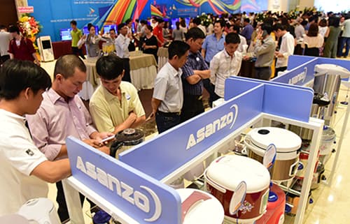 Bên cạnh các dòng sản phẩm chủ lực như tivi, smartphone, việc đẩy mạnh kinh doanh sản phẩm điện gia dụng cũng góp phần quan trọng vào tăng trưởng doanh thu của Asanzo.